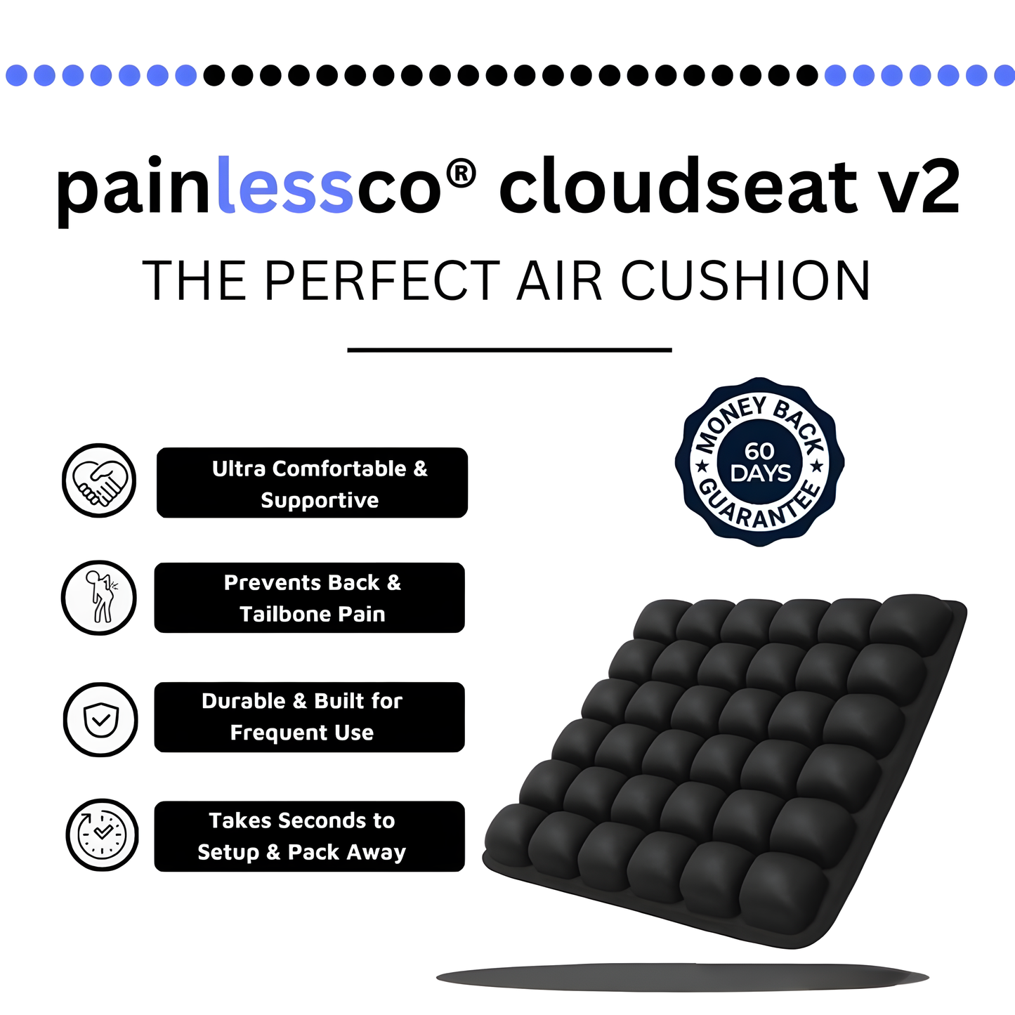 Painlessco® Cloudseat v2