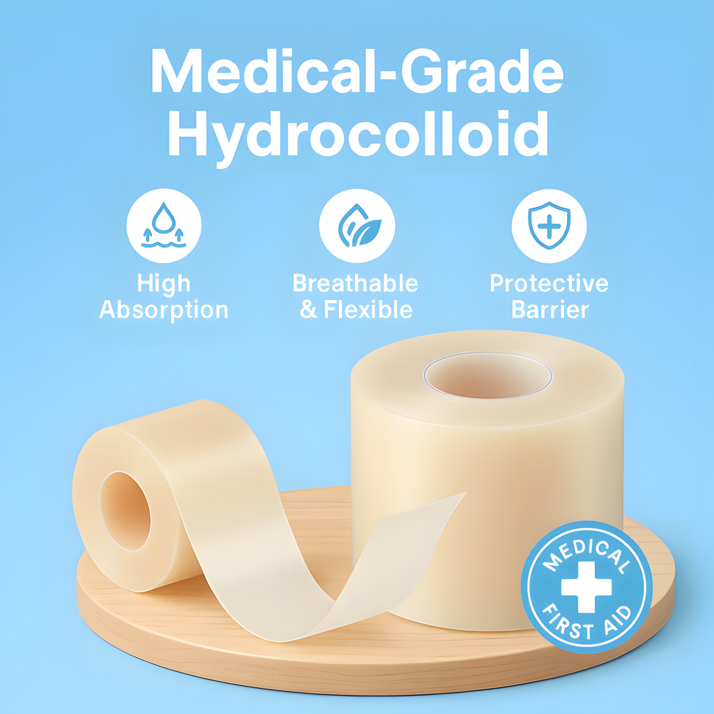 Painlessco® Hydrocolloid Roll